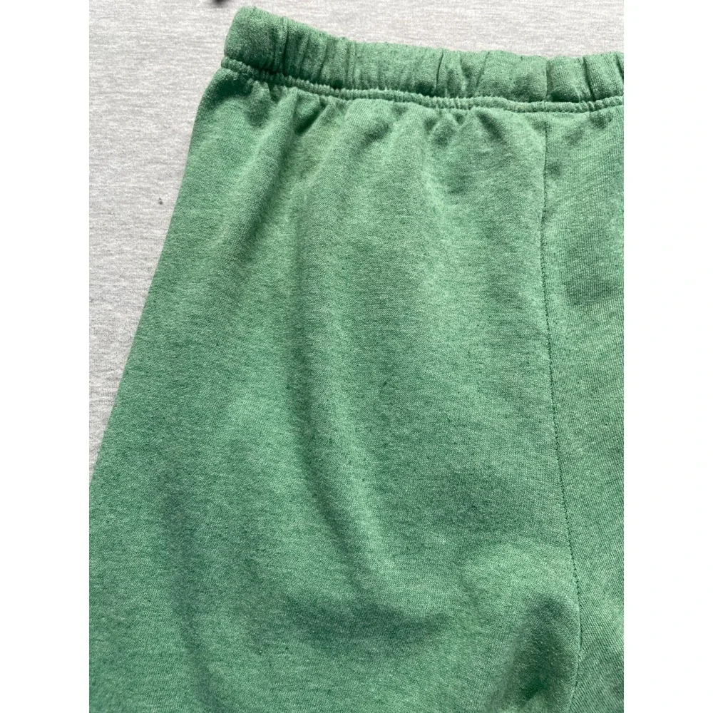 Calvin Klein Sweat Shorts Mens Medium Green Logo Streetwear Drawstring Waist